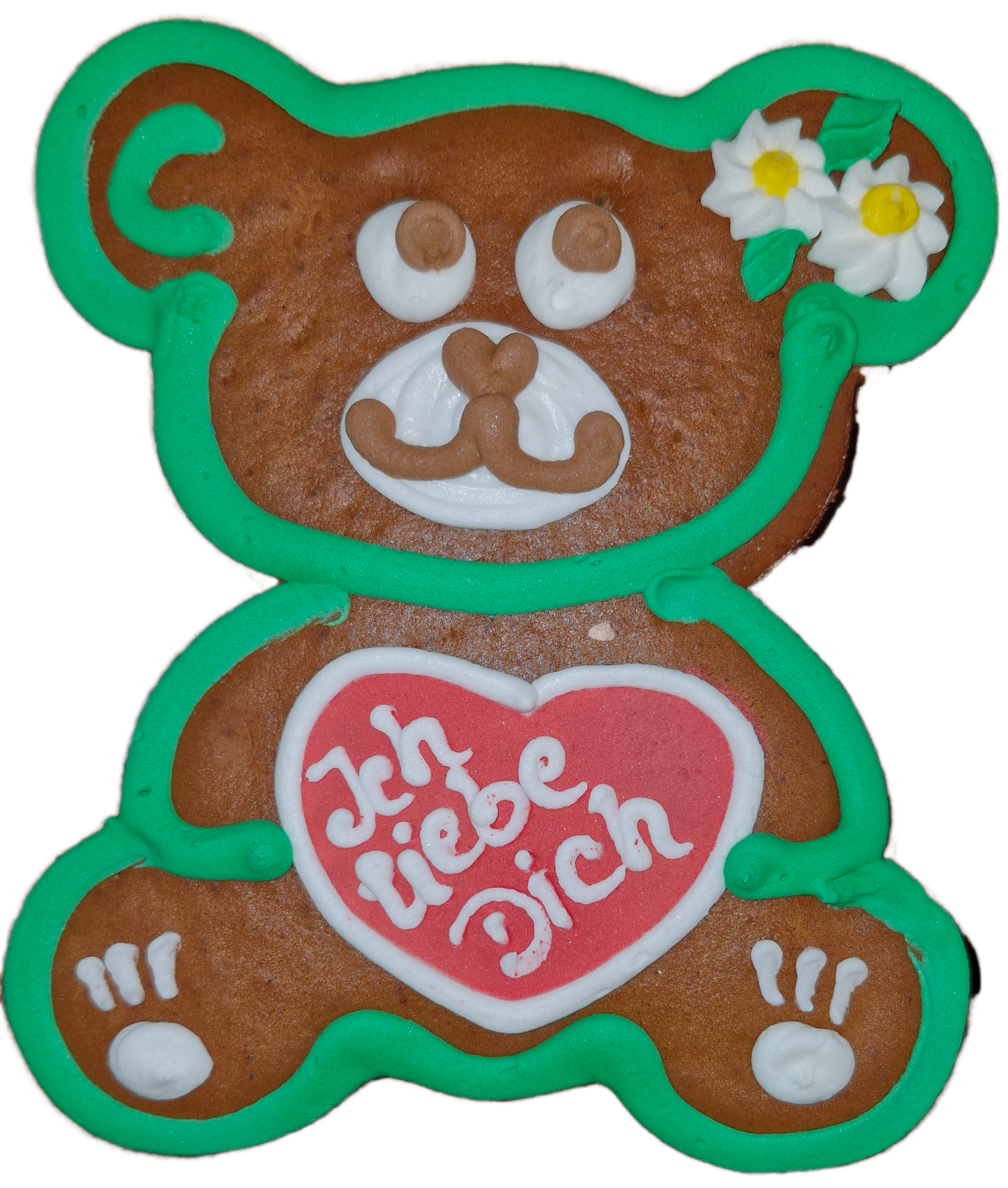 Lebkuchen-Bär (16x17cm), in verschiedenen Farben