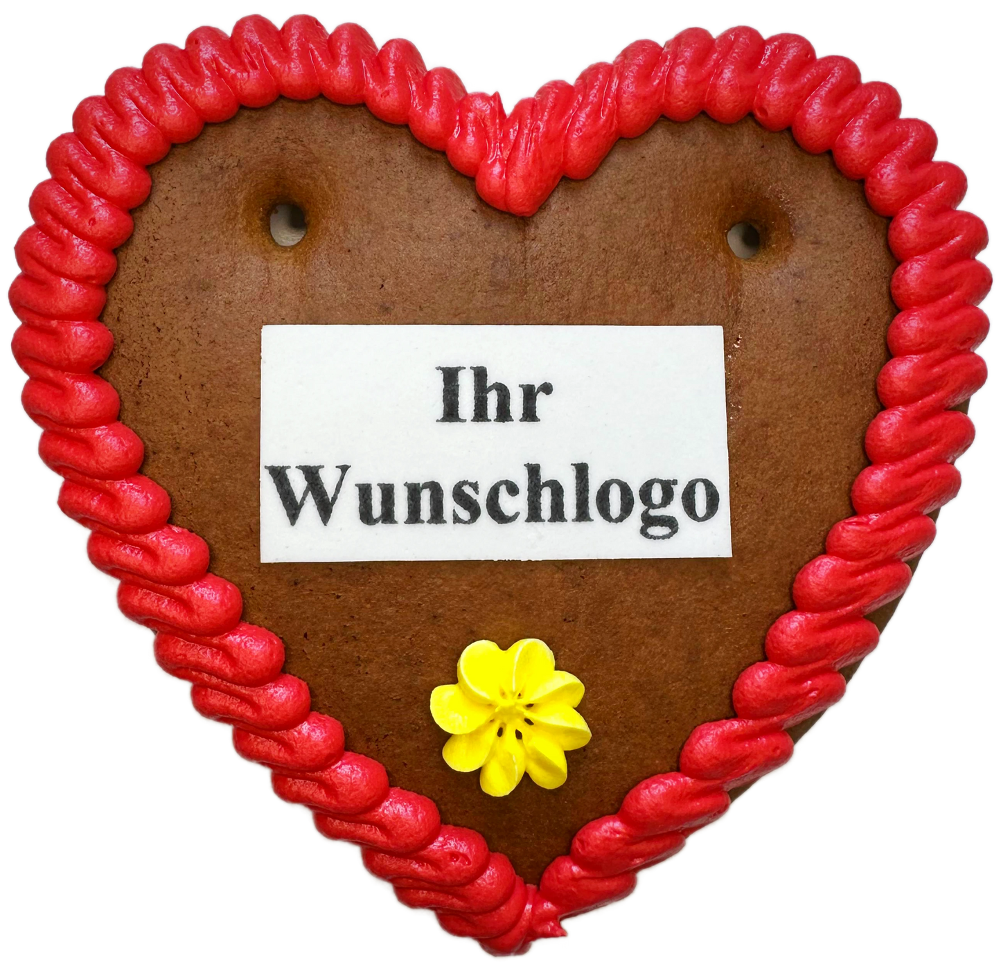 Lebkuchenherz mit Wunschlogo