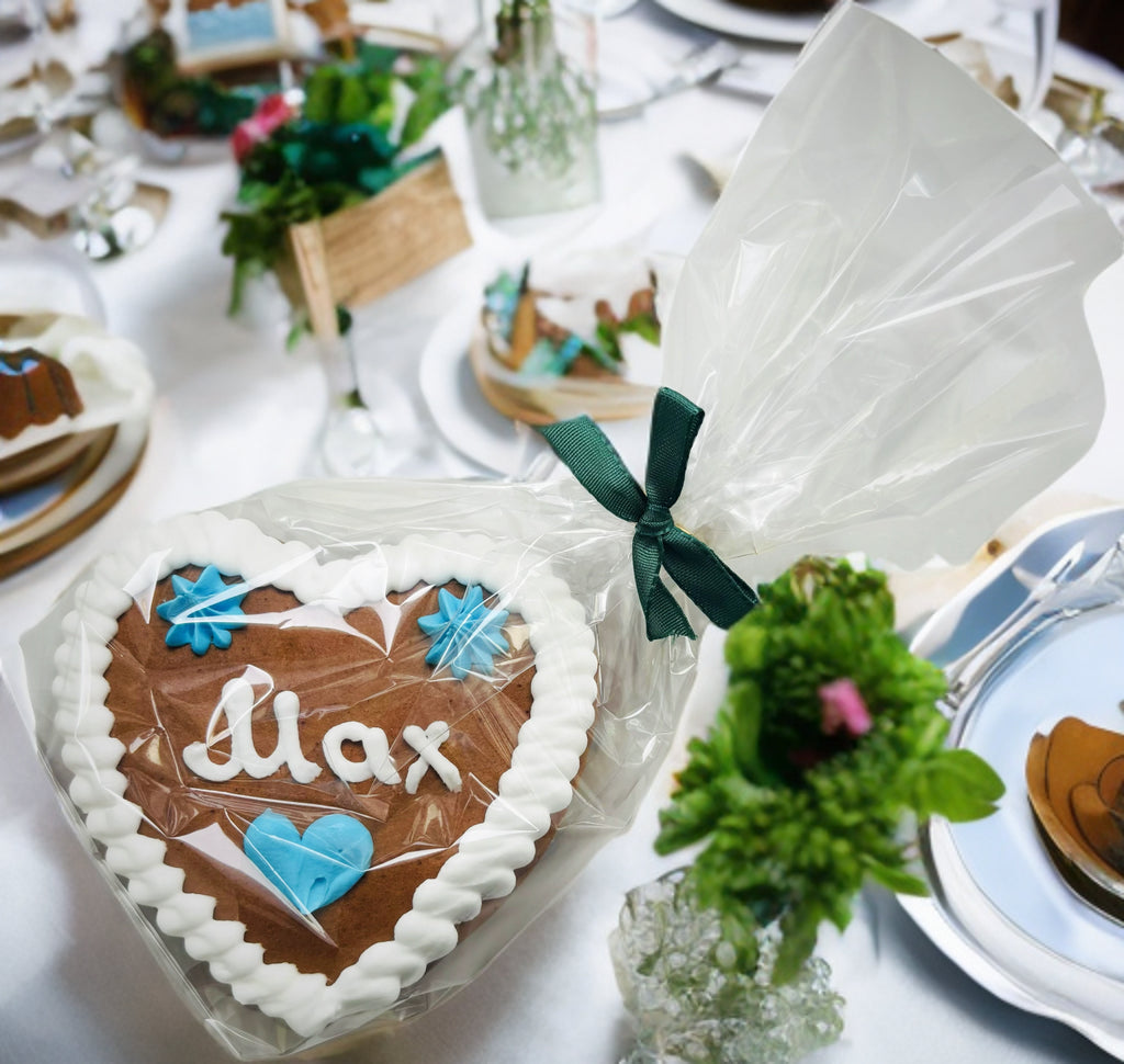 Tischkarten Hochzeit aus Lebkuchen