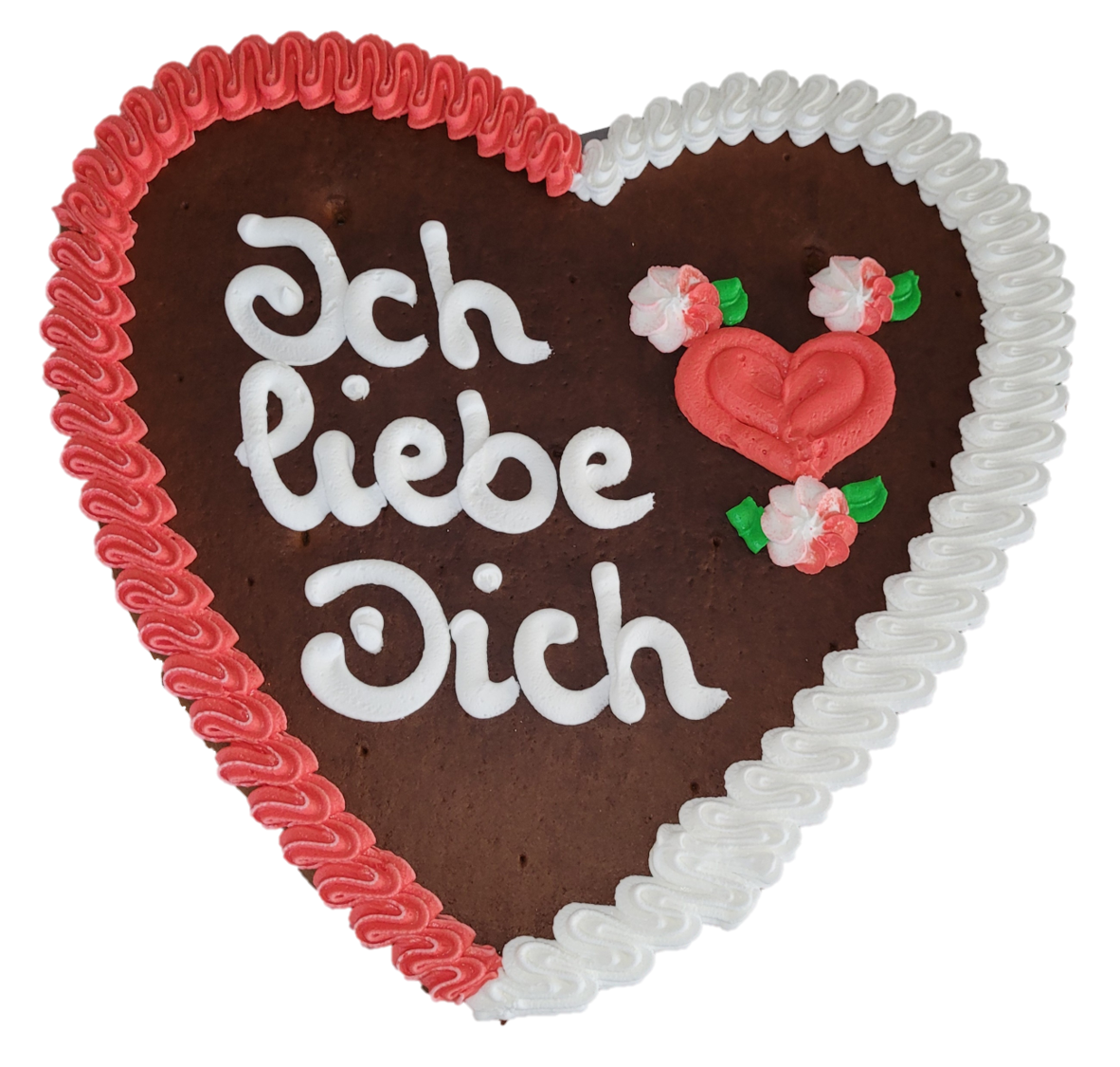 Lebkuchenherz XXL (46x43cm), Ich liebe Dich