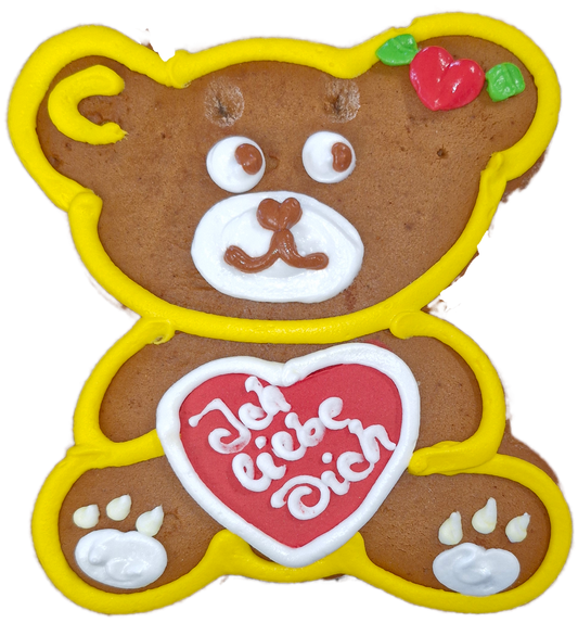 Lebkuchenbär gelb
