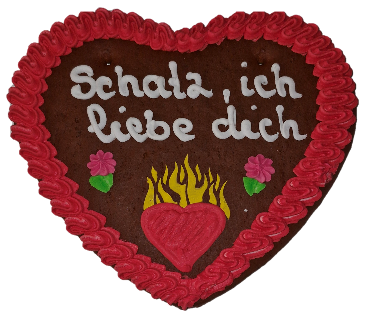 Lebkuchenherz L (27x28cm), Schatz, ich liebe dich