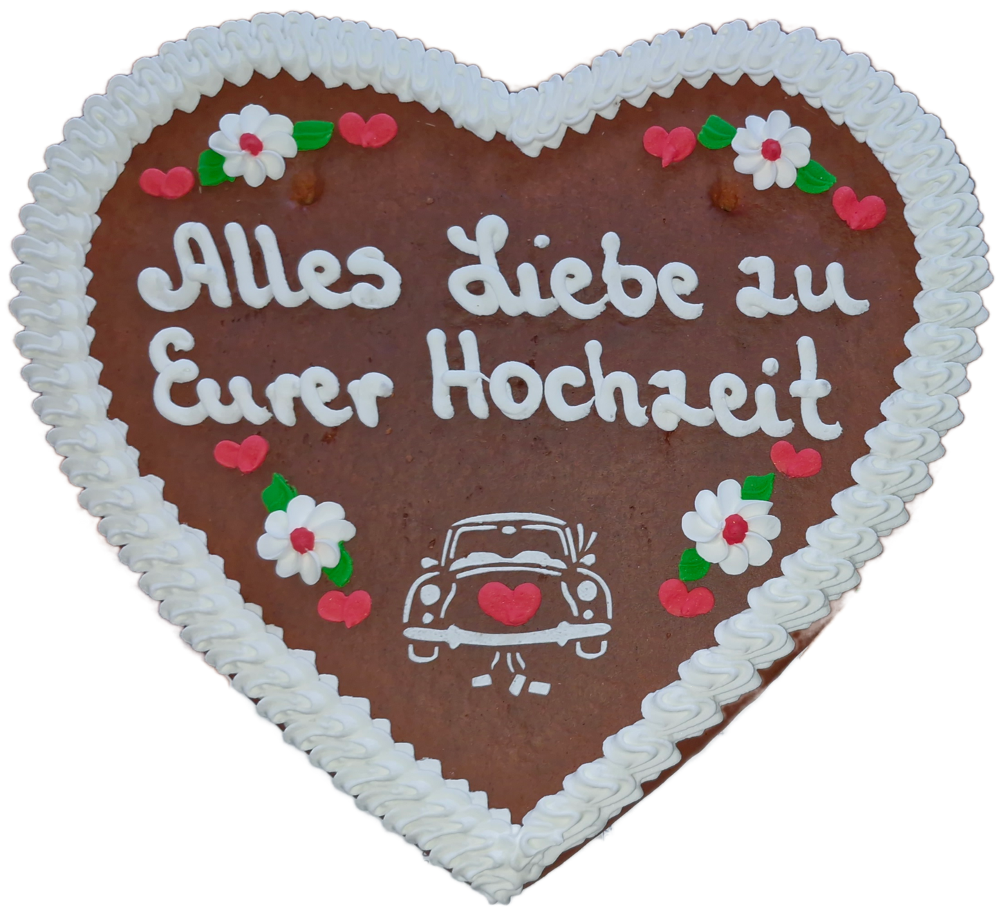 Lebkuchenherz mit Auto