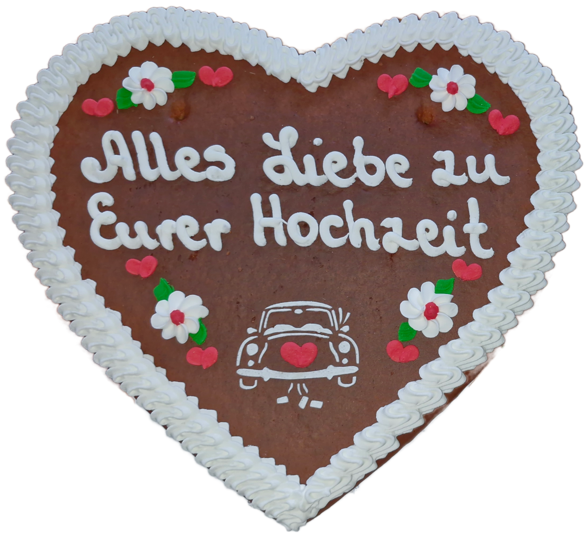 Lebkuchenherz mit Auto