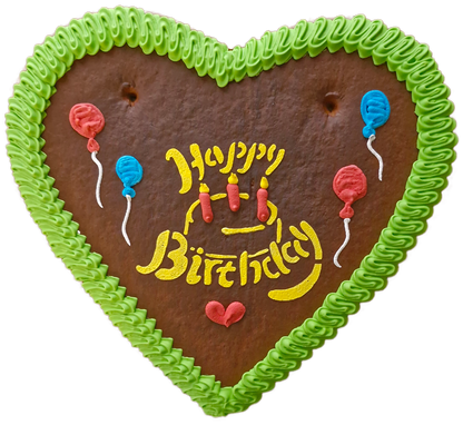 Lebkuchenherz Happy Birthday