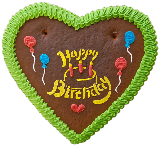 Lebkuchenherz Happy Birthday