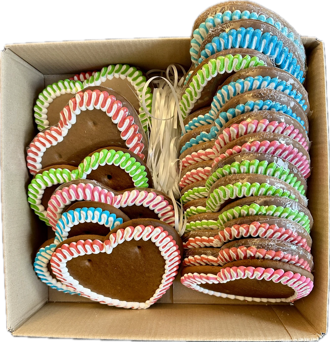 Lebkuchenherzen zum Selbstbeschriften