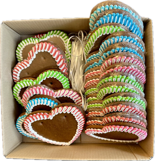Lebkuchenherzen zum Selbstbeschriften