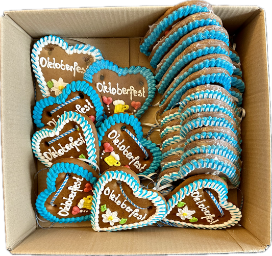 Oktoberfest Lebkuchenherzen