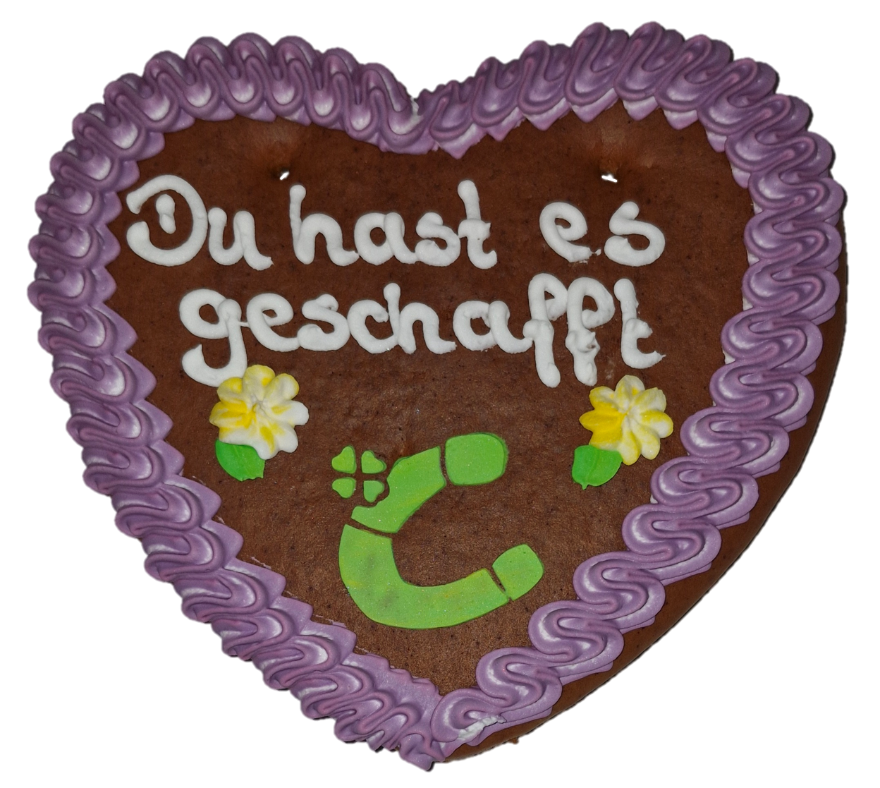 Geschafft Lebkuchenherz