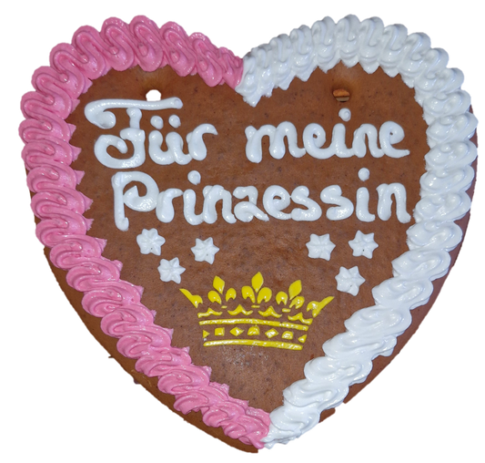 Lebkuchenherz M (24x22cm), Für meine Prinzessin