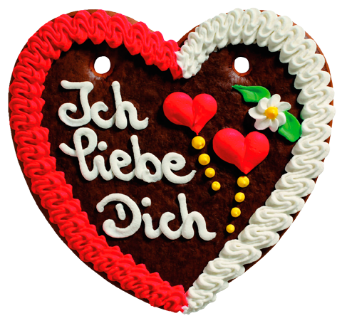 Lebkuchenherz-Ich liebe Dich